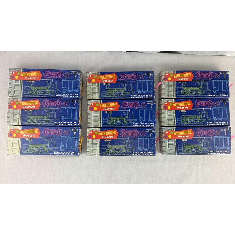 NOS HO Scale Lot 9 Roundhouse 5 Bay Rapid Discharge Cars Southern Sequential #'s